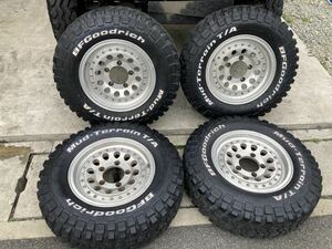 BFGoodrichタイヤホイール4本セット 139.7×5h 215/75r15 JB31JB32JB43JB74等ジープにも15インチ6J車検対応純正サイズ?