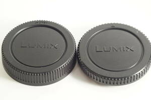 RBCG05『送料無料 とてもキレイ』 LUMIX リア レンズキャップ + カメラ ボディキャップ セット マイクロフォーサーズ規格用