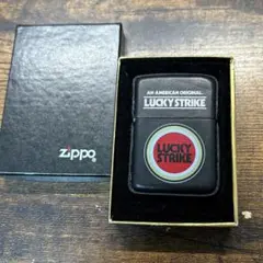 ZIPPO LUCKY STRIKE ラッキーストライク ブラック レザー