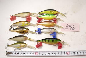 ラパラ　RAPALA　シャッドラップ　テールダンサー　１０個　セット　３５６