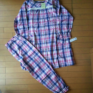 ★新品★お買得マタニティ授乳付き長袖パジャマピンクLサイズ