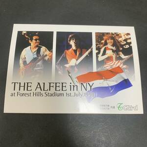 THE ALFEE in NY 東京都交通局 Tカード 1000円 同封可能 あ129