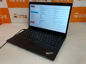【ハード王】1円～/ノート/Lenovo ThinkPad X390 20QHS6HT00/Corei5-8265U/16GB/ストレージ無/10080-G11
