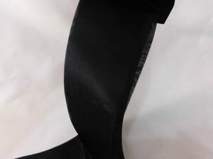 レトロ　ナイロン　ロング　紳士用靴下　ドレス　ナイロン　ハイソックス　シースルー　薄手　ハイゲージ　光沢　黒　２８３２