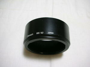 ◆中古品 CANON キヤノン レンズ フード BS-52◆
