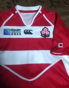 [値下げ交渉] RWC2011 ニュージーランド大会 ラグビー 日本代表 ファースト ジャージ 検) ジャパン ワールドカップ JAPAN RUGBY 1st JERSEY