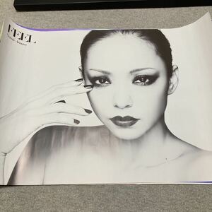 安室奈美恵　ポスター 当時物 B2ポスター FEEL 非売品　購入特典　フィール　モノクロ