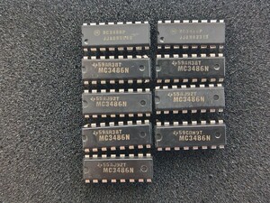 MC3486 (TI製7個、モトローラ製２個） 差動ドライバIC（計9個セット） 