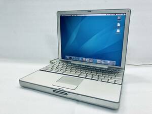 R7864B 【USED】 Apple PowerBook G4 A1104/PowerPC G4 1.5GHz/1.25GB/HDD80GB/OS X10.4 + MacOS9.2 クラシック環境/DVD-RW/