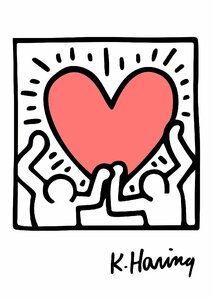 ポストカード【 キース・ヘリング / Keith Haring 】ストリートアート ポップアート はがき -6