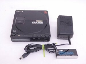 SONY/ソニー ポータブルCDプレーヤー Discman D-99 バッテリー・ACアダプター付 ディスクマン ◆ 6DFBE-3