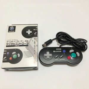 【動作良好】ゲームキューブ デジタルコントローラ ブラック GC GAME CUBE