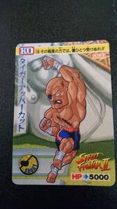 ストリートファイターⅡ カード　BANDAI(1992年) No.18 サガット SAGAT 佐賀県観光大使