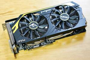 高性能 msi R9 270X HAWK GDDR5 2GB 4K・Metal対応 クロック1100MHz/EFI boot機能可能 2008-2012MacPro 最新macOS Sonoma14.4.1まで対応