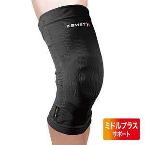 ★ZAMST /ザムスト★新品　ひざ用サポーター　ZK-MOTION(モーション)　万能ニットモデル (左右兼用)　M　ブラック 　kneesup　