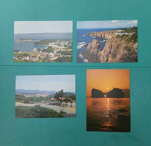 白浜温泉 ポストカード 4枚 セット まとめて 南紀白浜 和歌山 写真 絵はがき レトロ コレクション 雑貨