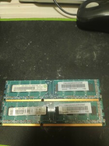 DDR3　SDRAM　2GB　2枚　合計4GB　エルピーダ