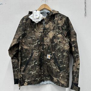 ⑯Carhartt ナイロンパーカーナイロンジャケット カモフラージュ カーキ M I028217