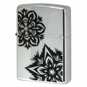 絶版/ヴィンテージ Zippo ジッポー 中古 2008年製造Paul Smith 万華鏡 銀メッキ [B]使用感ありやや傷汚れあり