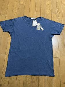 新品 未使用タグ付き　定価5800円　Nudie Jeans ヌーディージーンズ 半袖 無地TシャツSサイズ ネイビー