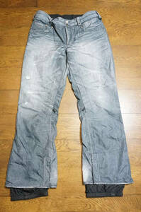 男性用 BURTON バートン スノーボードウエア GORE-TEX ゴアテックス MB JEANS PANT ジーンズパンツ サイズ L