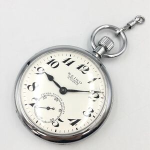 4.26KS-Y298★SEIKO 懐中時計★セイコー PRECISION 手巻き PocketWatch DB5/DC5