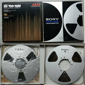 ☆SONY 11A TEAC 10号 オープンリールテープ メタルリール 録音済？ 2本セット 