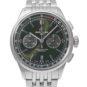 プレミエ B01 クロノグラフ 42 ベントレー ブリティッシュ レーシング グリーン Ref.AB0118(AB0118A11L1A1) 中古品 メンズ 腕時計