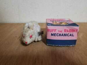 ルイスマークス　昭和　ビンテージ　ウサギ　玩具　ゼンマイ　RUFF THE RABBIT MECHANICAL うさぎ　レトロ　日本製　当時物　