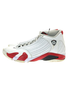 NIKE◆AIR JORDAN 14 RETRO/エアジョーダンレトロ/ホワイト/487471-100/28.5cm/WHT