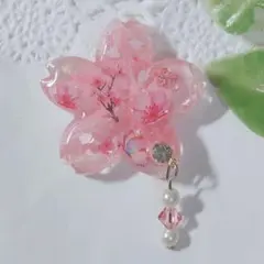 282.桜　紫陽花　ハンドメイドレジンアクセサリー