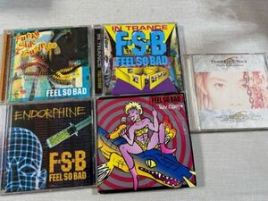 FEEL SO BADフィールソーバッド/川島だりあ オリジナルアルバムCD5枚セット luv.com/ENDORPHINE/IN TRANCE/Funky Side B../Don