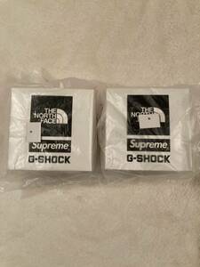 新品未使用 白黒 2個セット Supreme THE NORTH FACE G-SHOCK CASIO DW-6900 シュプリーム Gショック