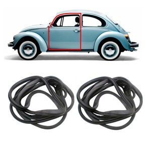 ドアシール ドア ゴム シール ２個セット ペア 左右側 T1 ビートル 1965~年式 空冷ＶＷ 空冷 VW フォルクスワーゲン VW Beetle
