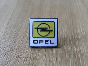 古い ピンバッジ : OPEL オペル （四角）車 ロゴ マーク ピンズ #C