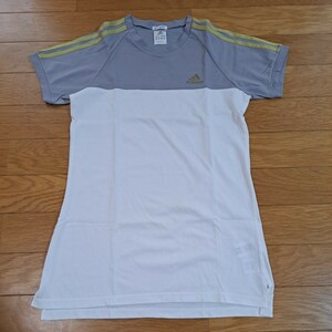 ★adidasアディダス★チュニック丈半袖Tシャツ LL