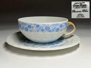 【瑞】リモージュLimoges　PORCELAINE DURE　カップ＆ソーサー