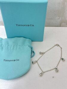 美品！Tiffany&Co. ティファニー ブレスレット ティアドロップ SV925 シルバー アクセサリー