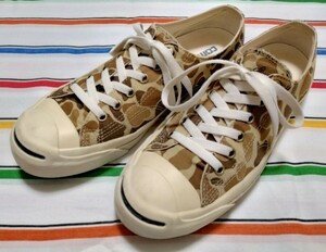 コンバース　converse　ジャックパーセル　迷彩　カモフラ　アメカジ　古着