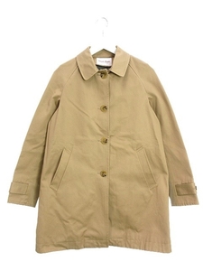 ヴァンソンエミレイユ VINCENT ET MIREILLE ライナー付き ステンカラー コート 34 ベージュ ロング SOUTIEN COLLAR COAT with LINING