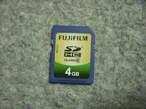 ★☆FUJIFILM ＳＤカード 4GB クラス⑥ 動作確認済み 送料無料☆★