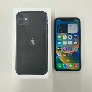 ★10【中古 SIMロック解除済み★au★iPhone11 64GB☆MWLT2J/A★利用制限判定○★ブラック★au★バッテリー97%★352928116379971★SIMフリー