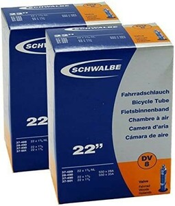 Schwalbe DV8 22インチ 英式 22 37-489 28-490 to 37-490 & 37-501