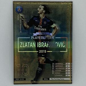 【送料無料】 WCCF 2015-2016 15-16 POY ズラタン・イブラヒモビッチ Zlatan IBRAHOMOVIC パリサンジェルマン PSG ターニングトルソPANINI