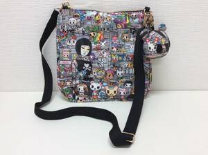 ■4670　LeSportsac レスポートサック tokidoki トキドキ コラボ ショルダーバッグ カラフル オシャレ