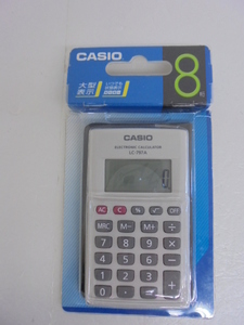 【KCM】1pbg-54★未使用品★【CASIO/カシオ】カード型 パーソナル電卓　8桁　LC-797A-N