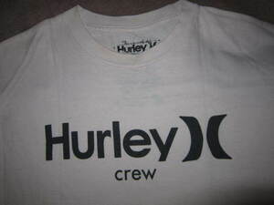超レア！ Hurley crew ハーレー デカロゴ Tシャツ S サーフィン サーフ サーファー SURF