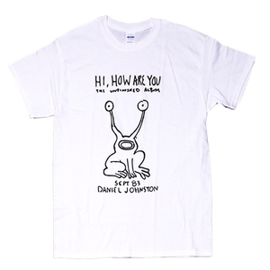 [Sサイズ]NIRVANA カート・コバーン着用 Daniel Johnston ダニエル・ジョンストン 復刻 Tシャツ 白