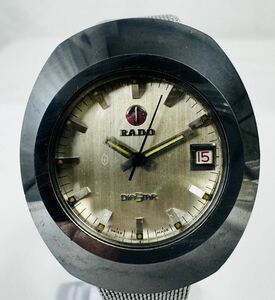 Ψ RADO ラドー ダイヤスターシャンパンシルバー文字盤　自動巻 アンティーク メンズ腕時計/265005/430-36