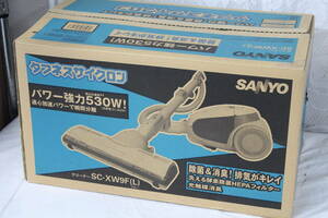 【0503I】(1174) SANYO サンヨー サイクロン掃除機 SC-XW9F 2007年製 箱付き 簡易動作確認 中古現状品